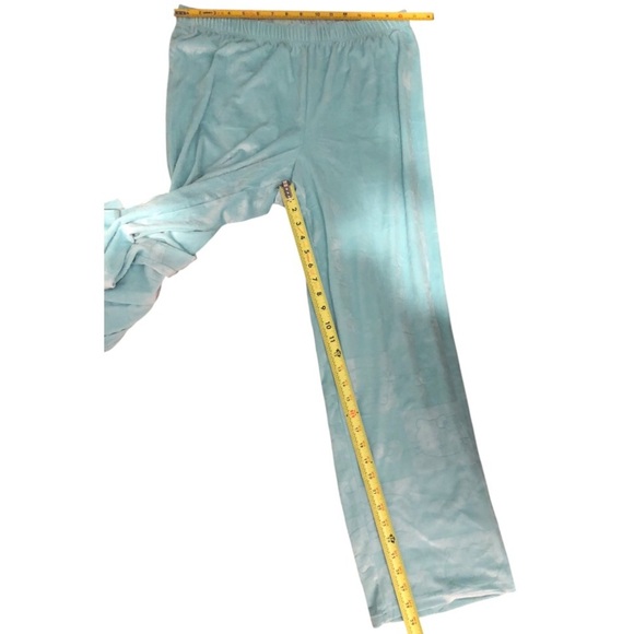 Hello Kitty blue velour hello kitty monogram printed top & pant set size large - Picture 15 of 16